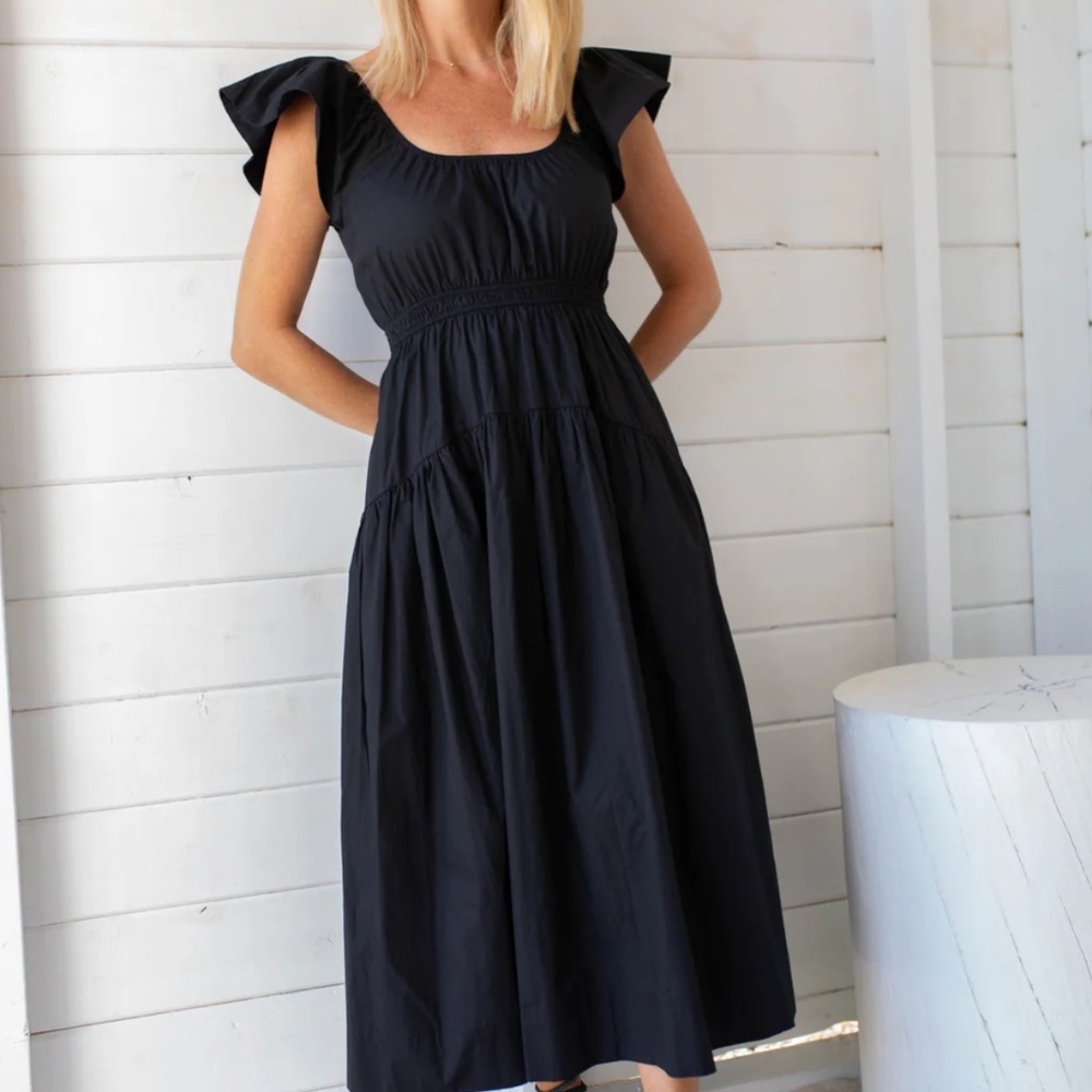 Marea Jane Dress - Bonita Black NWT XS